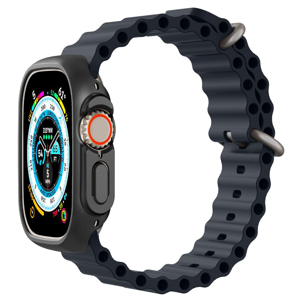 Accesoriu smartwatch Spigen Thin Fit (ACS05458) compatibil cu Apple Watch Ultra / Ultra 2 / Ultra 3, Negru