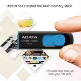 Stick de Memorie Adata AUV128-64G-RBE, 64GB, USB 3.2, Negru