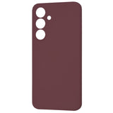 Husa de protectie Techsuit SoftFlex MagSafe compatibil cu Samsung Galaxy S24 FE, Plum Red