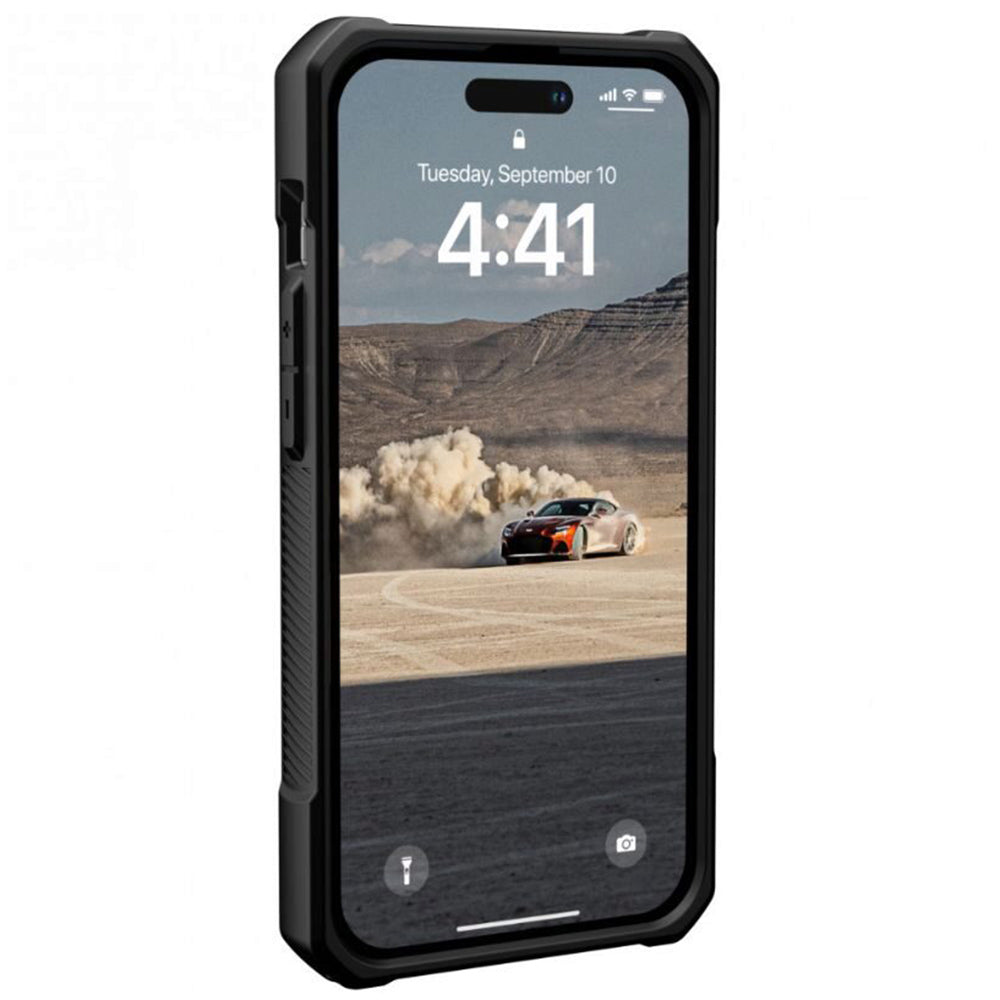 Husa de protectie UAG Monarch compatibil cu iPhone 14 Pro, Carbon Fiber