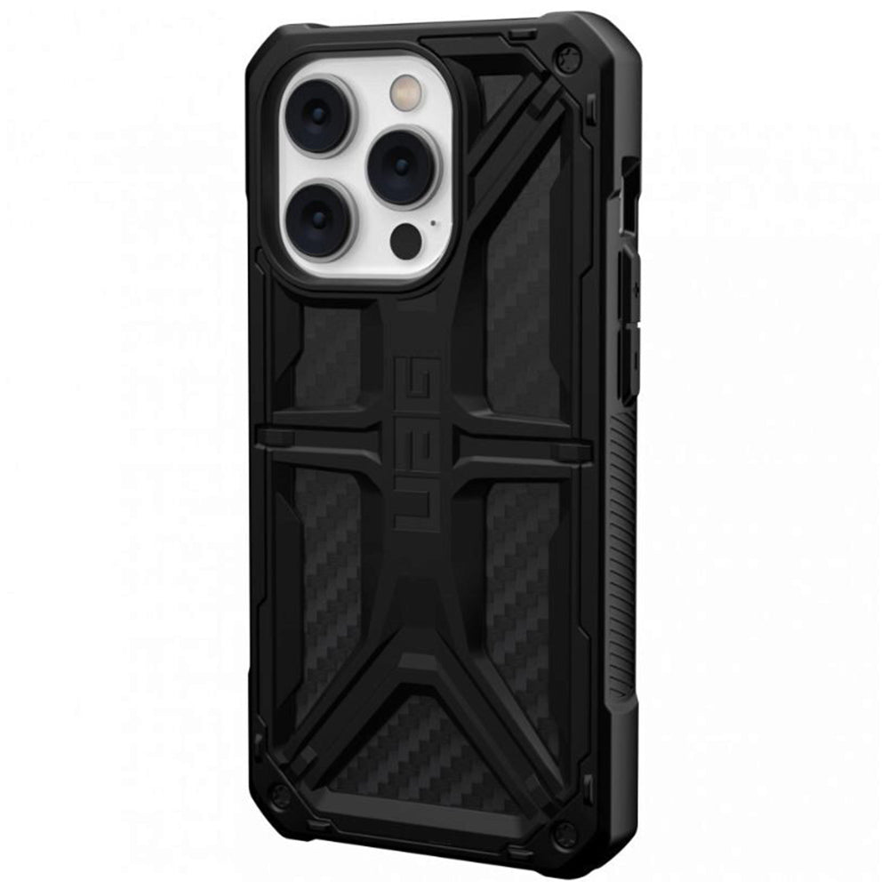Husa de protectie UAG Monarch compatibil cu iPhone 14 Pro, Carbon Fiber