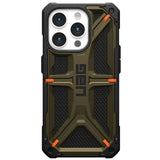 Husa de protectie UAG Monarch compatibil cu iPhone 15 Pro Max, Kevlar Element Green
