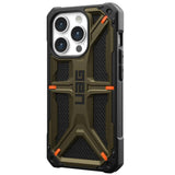 Husa de protectie UAG Monarch compatibil cu iPhone 15 Pro Max, Kevlar Element Green