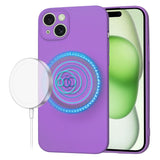 Husa de protectie Techsuit SoftFlex MagSafe compatibil cu iPhone 15 Plus, Mov