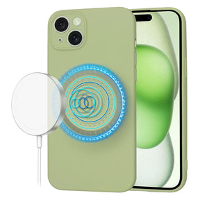 Husa de protectie Techsuit SoftFlex MagSafe compatibil cu iPhone 15 Plus, Matcha