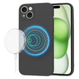 Husa de protectie Techsuit SoftFlex MagSafe compatibil cu iPhone 15 Plus, Negru