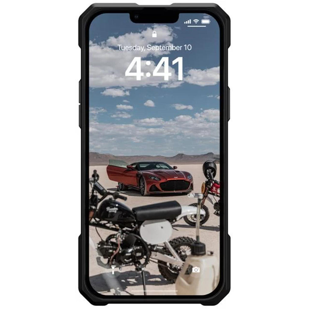 Husa de protectie UAG Monarch Pro MagSafe compatibil cu iPhone 14 Plus, Carbon Fiber