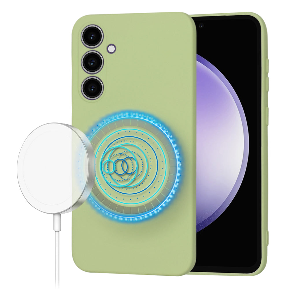 Husa de protectie Techsuit SoftFlex MagSafe compatibil cu Samsung Galaxy S23 FE, Matcha