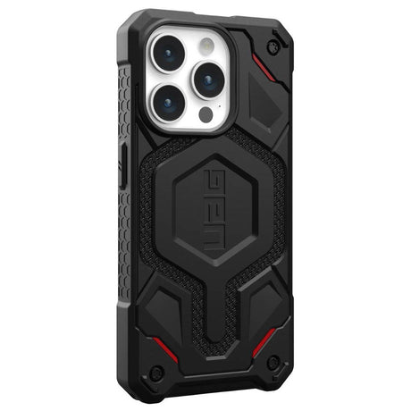 Husa de protectie UAG Monarch Pro MagSafe compatibil cu iPhone 15 Pro, Kevlar Black