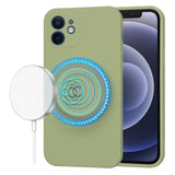 Husa de protectie Techsuit SoftFlex MagSafe compatibil cu iPhone 12, Matcha