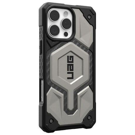 Husa de protectie UAG Monarch Pro MagSafe compatibil cu iPhone 16 Pro, Titanium