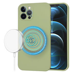 Husa de protectie Techsuit SoftFlex MagSafe compatibil cu iPhone 12 Pro Max, Matcha