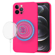 Husa de protectie Techsuit SoftFlex MagSafe compatibil cu iPhone 12 Pro, Roz Intens