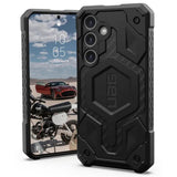 Husa de protectie UAG Monarch Pro MagSafe compatibil cu Samsung Galaxy S24, Carbon Fiber