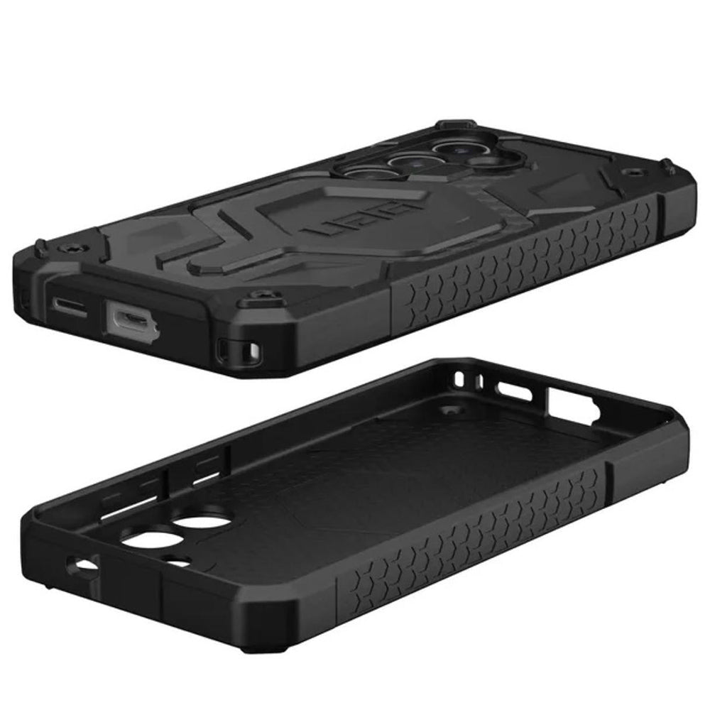 Husa de protectie UAG Monarch Pro MagSafe compatibil cu Samsung Galaxy S24, Carbon Fiber