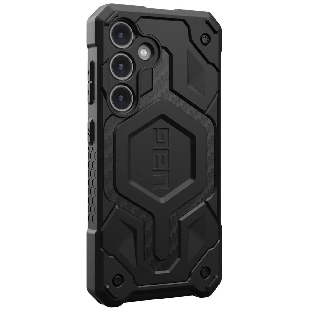Husa de protectie UAG Monarch Pro MagSafe compatibil cu Samsung Galaxy S24, Carbon Fiber