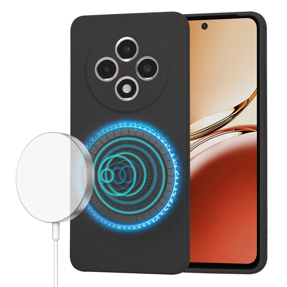 Husa de protectie Techsuit SoftFlex MagSafe compatibil cu Oppo Reno12 F 4G / Reno12 F 5G / Reno12 FS 4G / Reno12 FS 5G, Negru