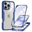 Folie de protectie Techsuit ColorVerse 360 Series + compatibil cu iPhone 16 Pro, Albastru