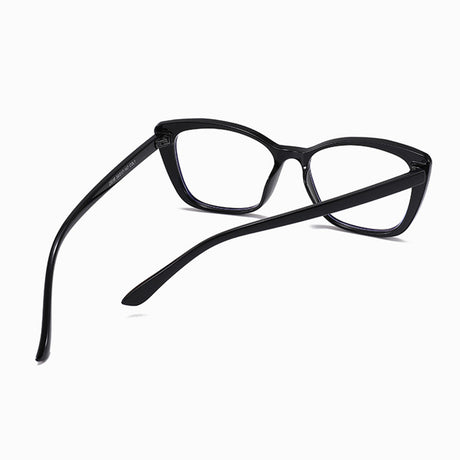 Techsuit Anti-Blue Light Glasses Reflex PC (PC28016-C1), Cat Eye, Negru