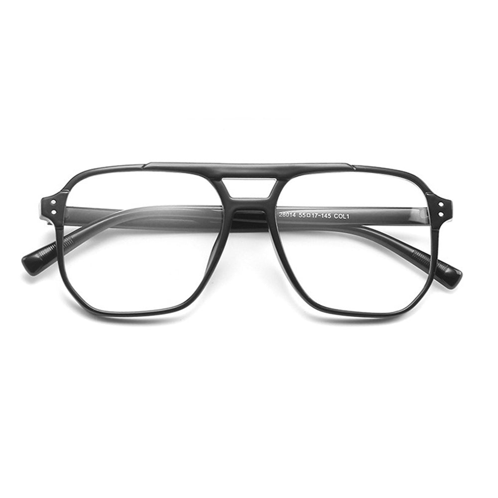 Techsuit Anti-Blue Light Glasses Reflex PC (PC28014-C1), Square, Negru