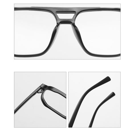 Techsuit Anti-Blue Light Glasses Reflex PC (PC28014-C8), Square, Transparent