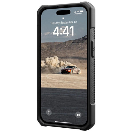Husa de protectie UAG Monarch compatibil cu iPhone 15 Plus, Carbon Fiber