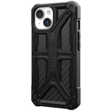 Husa de protectie UAG Monarch compatibil cu iPhone 15 Plus, Carbon Fiber