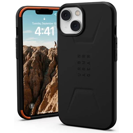 Husa de protectie UAG Civilian compatibil cu iPhone 14 Plus, Negru