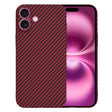 Husa de protectie Techsuit Carbonite FiberShell compatibil cu iPhone 16 Plus, Rosu