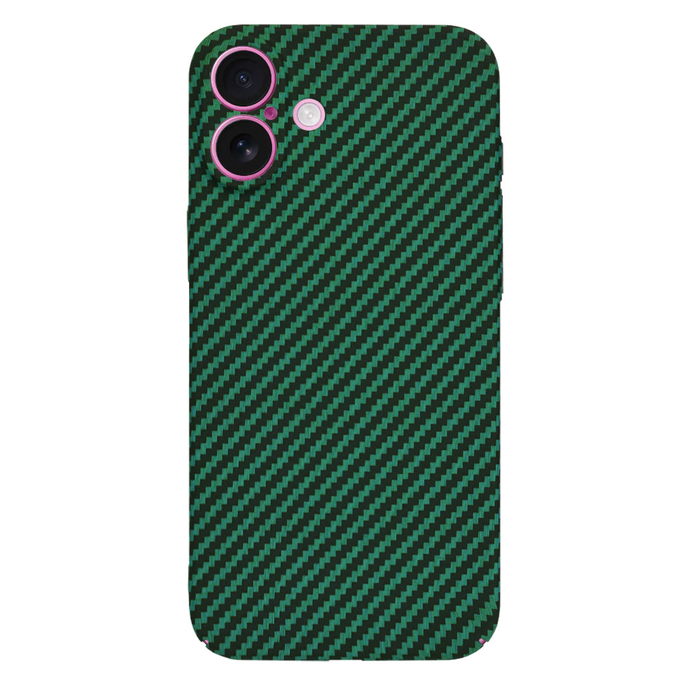 Husa de protectie Techsuit Carbonite FiberShell compatibil cu iPhone 16 Plus, Verde