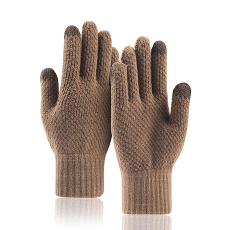 Techsuit Gloves (ST0013), from Acrylic, Size 22cm, Coffee