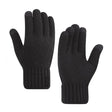 Techsuit Gloves (ST0015), from Alpaca Wool, Size 21cm, Negru