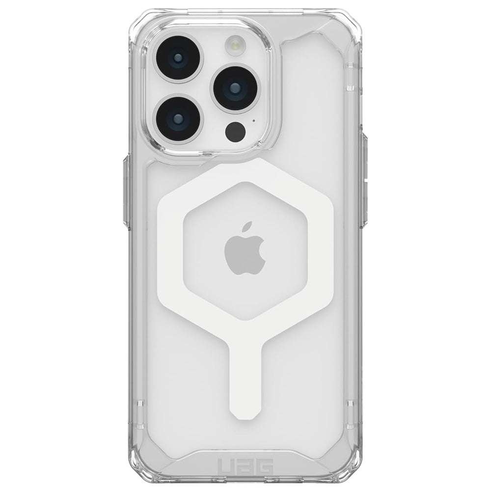 Husa de protectie UAG Plyo MagSafe compatibil cu iPhone 15 Pro, Ice White