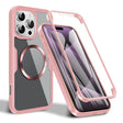 Folie de protectie Techsuit ColorVerse 360 MagSafe Series + compatibil cu iPhone 16 Pro, Roz