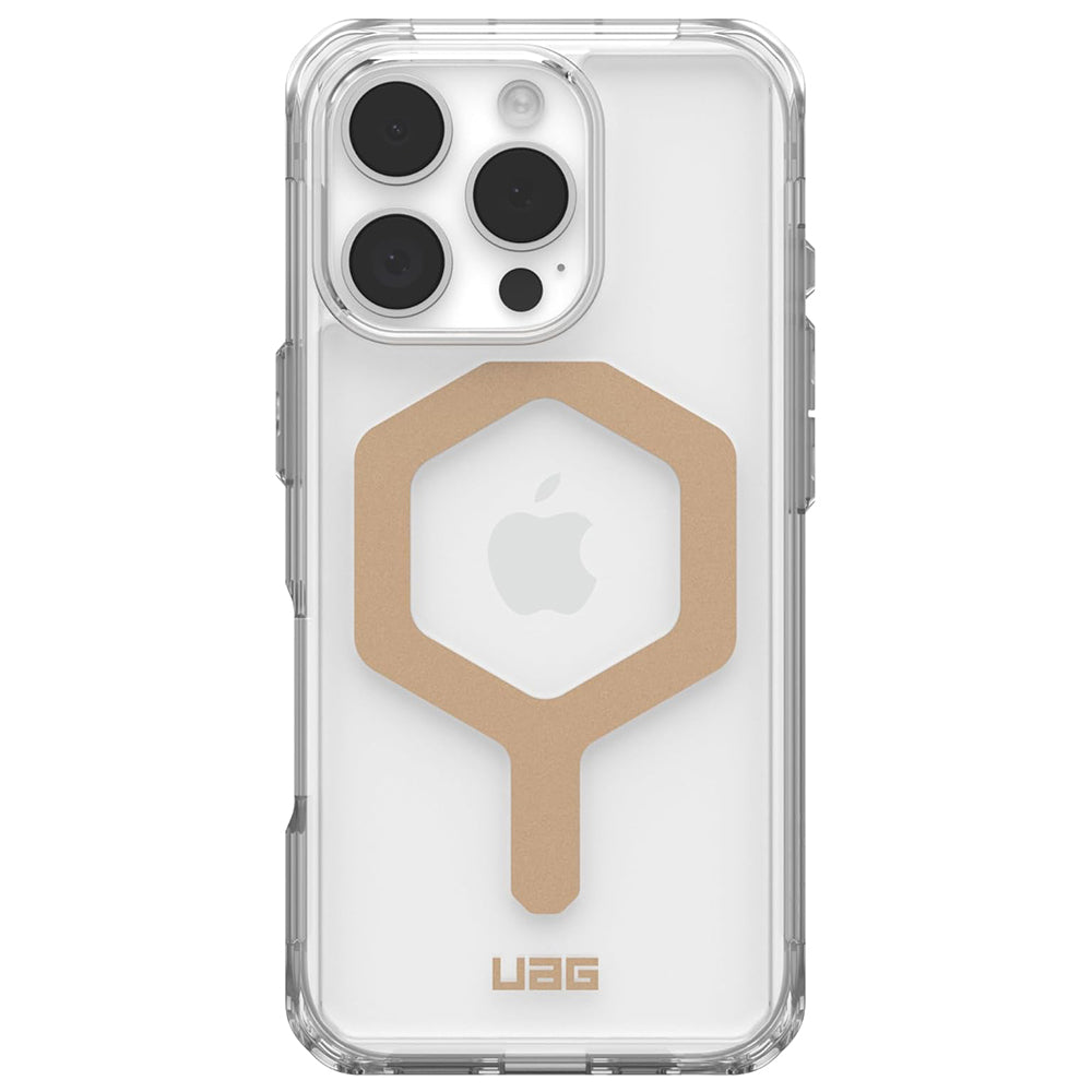 Husa de protectie UAG Plyo MagSafe compatibil cu iPhone 16 Pro, Ice Gold
