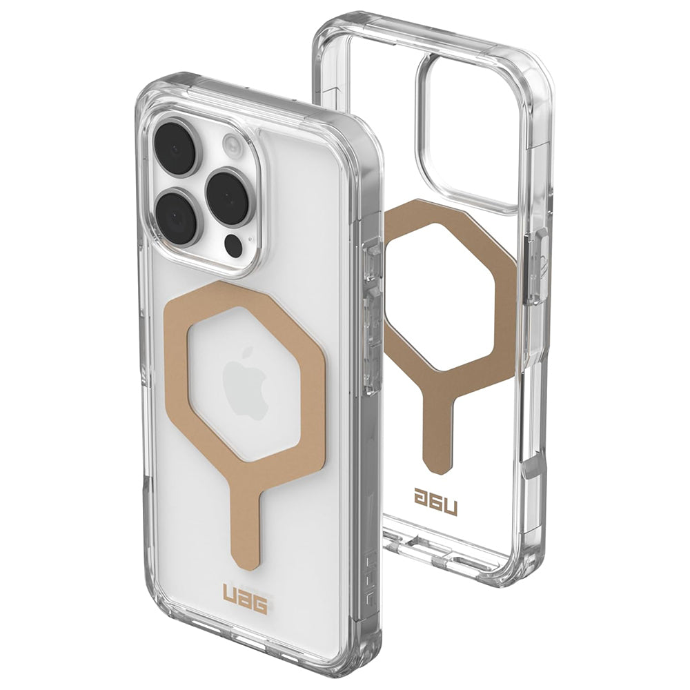 Husa de protectie UAG Plyo MagSafe compatibil cu iPhone 16 Pro, Ice Gold
