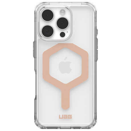 Husa de protectie UAG Plyo MagSafe compatibil cu iPhone 16 Pro, Ice Rose Gold