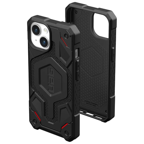 Husa de protectie UAG Monarch Pro MagSafe compatibil cu iPhone 15 Plus, Kevlar Black