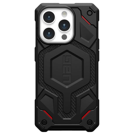 Husa de protectie UAG Monarch Pro MagSafe compatibil cu iPhone 15 Pro, Kevlar Black