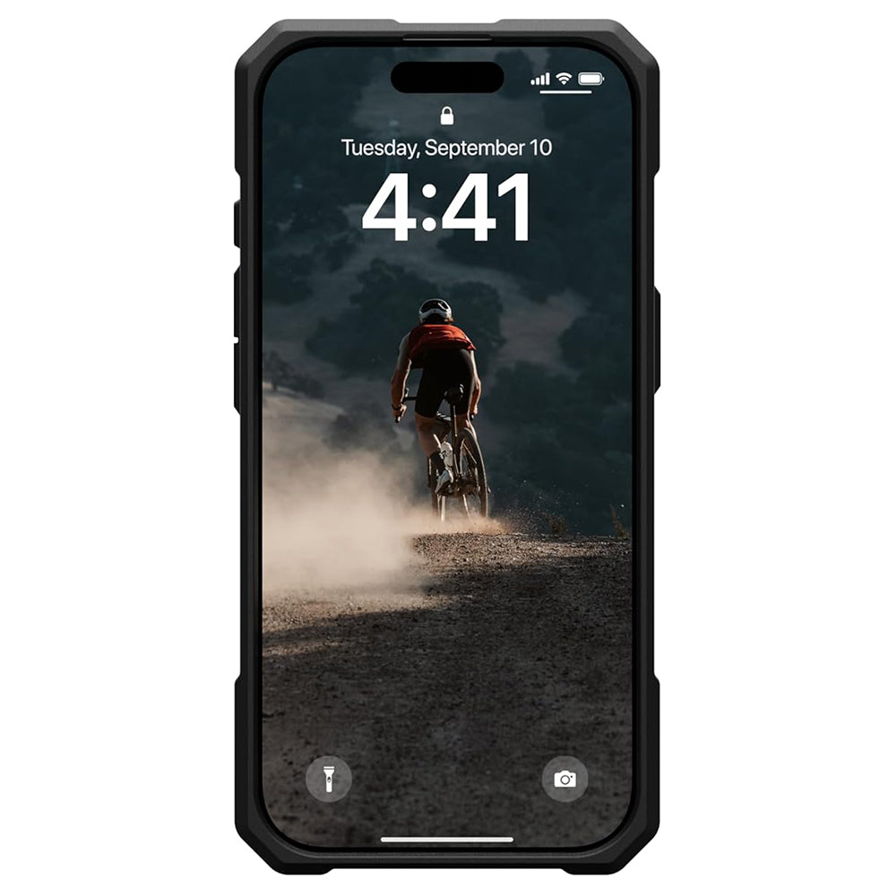 Husa de protectie UAG Monarch Pro MagSafe compatibil cu iPhone 16 Pro, Titanium