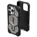 Husa de protectie UAG Monarch Pro MagSafe compatibil cu iPhone 16 Pro, Titanium