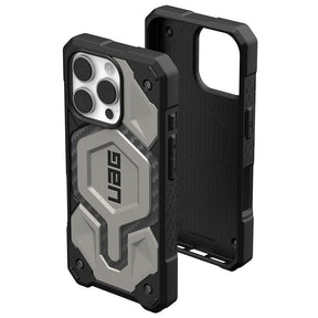 Husa de protectie UAG Monarch Pro MagSafe compatibil cu iPhone 16 Pro, Titanium