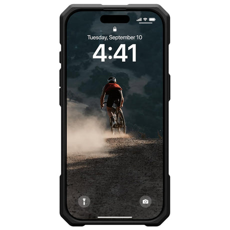 Husa de protectie UAG Monarch Pro MagSafe compatibil cu iPhone 16 Pro, Carbon Fiber