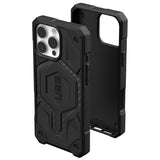 Husa de protectie UAG Monarch Pro MagSafe compatibil cu iPhone 16 Pro Max, Carbon Fiber