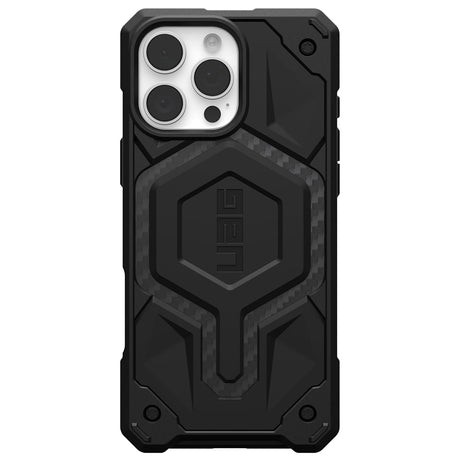 Husa de protectie UAG Monarch Pro MagSafe compatibil cu iPhone 16 Pro Max, Carbon Fiber