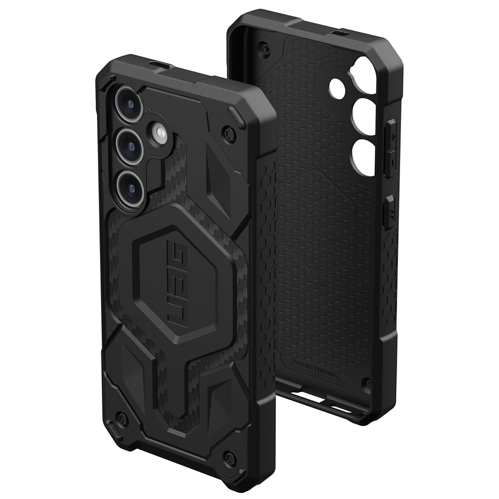 Husa de protectie UAG Monarch Pro MagSafe compatibil cu Samsung Galaxy S24, Carbon Fiber