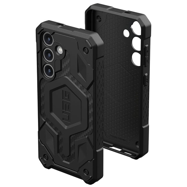 Husa de protectie UAG Monarch Pro MagSafe compatibil cu Samsung Galaxy S24, Carbon Fiber