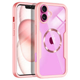 Folie de protectie Techsuit ColorVerse 360 MagSafe Series + compatibil cu iPhone 16 Plus, Roz