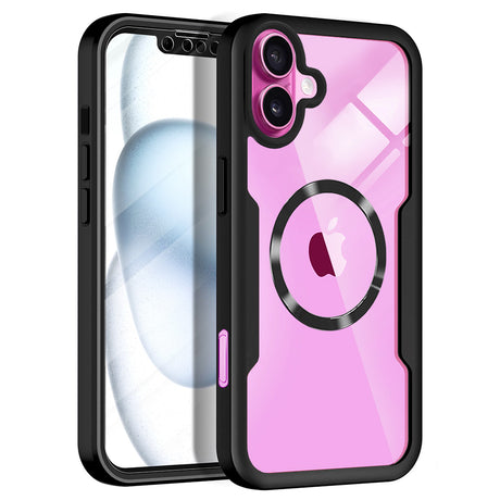 Folie de protectie Techsuit ColorVerse 360 MagSafe Series + compatibil cu iPhone 16 Plus, Negru