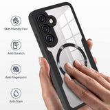 Folie de protectie Techsuit ColorVerse 360 MagSafe Series + compatibil cu Samsung Galaxy S24 Plus, Roz